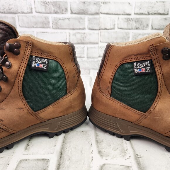 Vtg 1990 Danner Cross Hiker GTX Women's Sz 8.5 Brown Leather Trail Boots US Made - Picture 4 of 12